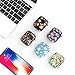 AirPods Case - Xmifer Airpods Case Cover for Apple Airpods 2/1 with Keychain Airpods Accessories(Teal Blue Daisy)