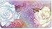 Watercolor Flowers Personal Leather Checkbook Cover for Top Tear Personal Checks