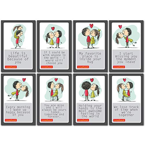 exciting Lives -Romantic Love Cards - Gift for Valentine's Day, Anniversary, Birthday, Sorry, Love, Romance, Care - for Girlfriend, Boyfriend, Husband, Wife - Set of 8 Cards 4 exciting Lives -Romantic Love Cards - Gift for Valentine's Day, Anniversary, Birthday, Sorry, Love, Romance, Care - for Girlfriend, Boyfriend, Husband, Wife - Set of 8 Cards - Image 4