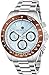 HENRY JAY Mens Stainless Steel Multifunction Specialty Aquamaster Watch with GMT-Day-Date and Tachymeter Display