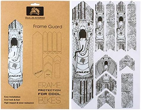 xiliary Enlee 3D three-dimensional mountain bike frame protection stickers road car thick film stickers wear-resistant anti-skid waterproof
