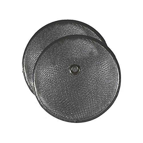 2 PACK Air Filter Factory 10-1/2 X 3-1/4 RISE WITH CENTER HOLE Range Hood Aluminum Grease Filters AFF35-3D