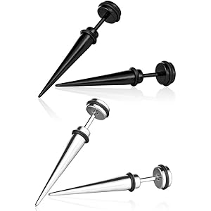 Blue Banana Body Piercing Expansor Dilatador Falso de 6mm - Negro ...