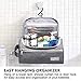 Travel Toiletry Bag – Small Portable Hanging Cosmetic Organizer for Men Women, Makeup, Toiletries, Hygiene Accessories, Shaving Kit, Clippers and Grooming Tools, Waterproof, Bathroom, Shower, Gym