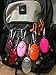 Hot Pink Mini Loud Personal Staff Panic Rape Attack Safety Security Keyring Keychain Alarm with Torch 140DB