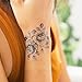 Tattly Temporary Tattoos, Cartolina Blooms, 0.1 Ounce