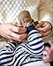 Freshly Picked - Soft Sole Leather Moccasins - Newborn Baby Girl Boy Shoes - Size 0 Platinum