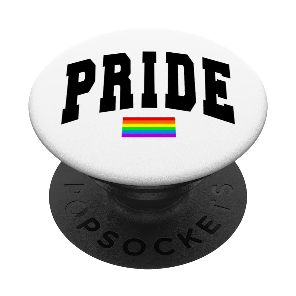 LGBTQ PRIDE GRAPHIC RAINBOW FLAG HUMAN RIGHTS WOMENS MENS PopSockets Swappable PopGrip
