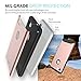 TUDIA Rugged Drop Protection Merge Series Designed for Google Pixel 3a XL Case, Heavy Duty Slim Protective Phone Case Cover for Pixel 3a XL (Rose Gold)