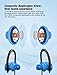 Bluetooth Headphones, Otium Wireless Headphones IPX7 Waterproof in-Ear Sports Earphones w/Mic for Gym Running Cyclying Workout (Blue)thumb 4
