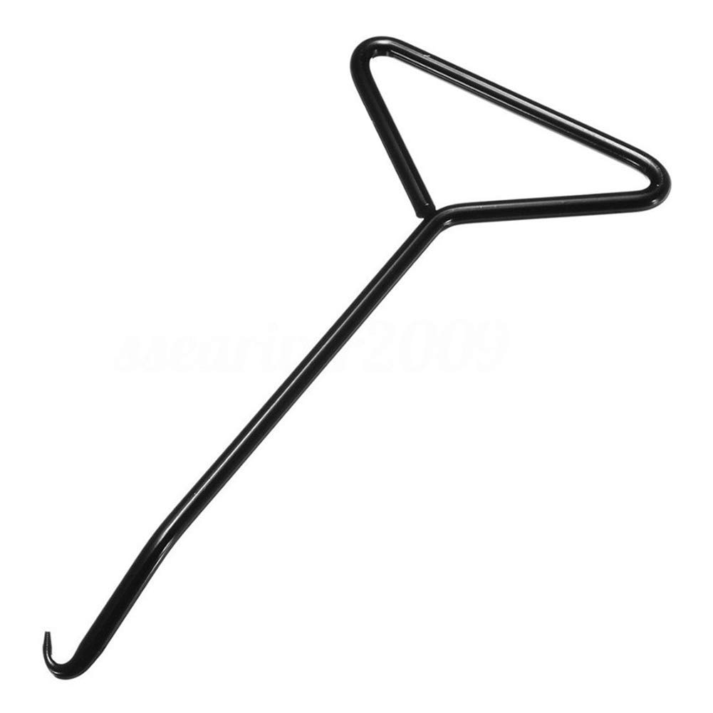 lasenersm 1 Piece Spring Tool Motorcycle Spring Hook Spring Pull Tool T-Hook Spring Pull Tool Spring Hook Tool for Motorcycle Kart Bike ATV, Black