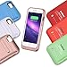 Kujian iPhone 6 Battery Case Charger External Battery Backup Charger Case 3500mAh with Kickstand for iPhone 6/6S (Rose Gold)