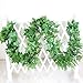 Botius 40 Ft Realistic Artificial Ivy Garland - UV Resistant Fake Hanging Vines for Indoor/Outdoor Wedding, Wall, Party, Garden Decor - Pack of 5