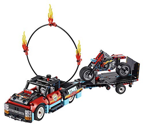 Lego Technic 42106 - Pull-Back - Stunt Show Truck & Bike (610 Teile) – Bild 3