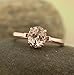 1ct Oval Morganite 14K Rose Gold Ring