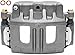 ACDelco 18FR1880 Professional Front Driver Side Disc Brake Caliper Assembly without Pads (Friction Ready Non-Coated), Remanufactured