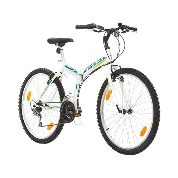 €210.00 Multibrand, PROBIKE Folding MTB 26, 26 Pollici, 457mm, Mountain  Bike Pieghevole, 18 velocità, Full Suspension, Unisex, Grigio Verde, 26  inch - bikewebshop.it