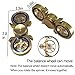 Amperer Brass Hand Spinner 4-6min, Fidget Spinner EDC Toy Metal Spinning Tops Gyro, Premium Bearing, Ultra Duarable (Brass 1)