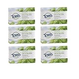 Tom's of Maine Natural Beauty Bar Soap with Raw Shea Butter, Mint, 6 Count
