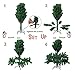 Hilai 6ft Artificial Christmas Tree Unlit Pine Tree with Solid Metal Stand Fluffy Xmas Tree 1000 Tips Festival Party Holiday Decoration