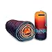 Rumpl The Original Printed Puffy | Outdoor Down Camping Blanket Traveling, Picnics, Beach Trips, Concerts | Pyro Fade, Throwthumb 1