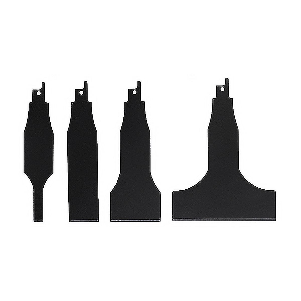 POFET 4PCS Reciprocating High Carbon Steel Tile Cleaning Tools for home tile cleaning, floor cleaning, wall putty semi hard materials