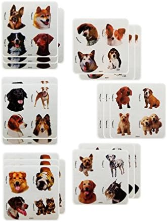 Puppy Dog Party Favors - 18 sheets 72 Count