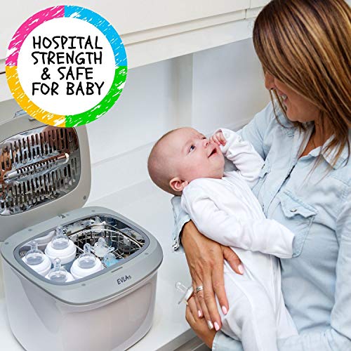 Bottle Sterilizer and Dryer | UV Baby Bottle Sanitiser | Hospital Strength Sterilizer Using UV Light | Sterilizes Anything in Minutes with No Cleaning Required | Touch Screen Control | FCC Approved - Thumbnail 2