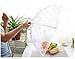 Drhob Food Covers Umbrella Style Anti Fly Mosquito Kitchen diameter 65cm cooking Tools meal cover Hexagon gauze table food cover (Color random)