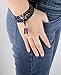 AmorWing Buddhist Prayer 108 Mala Beads Matte Onyx 7 Chakra Semi Precious Gemstone Bracelet/Necklace 6mm