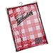 Pudgy Pedro's Red and White Vinyl Table Cloth with Flannel Backing Party Supplies