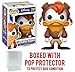 Funko Pop! Disney: Darkwing Duck - Launchpad McQuack #297 Vinyl Figure (Bundled with Pop BOX PROTECTOR CASE)