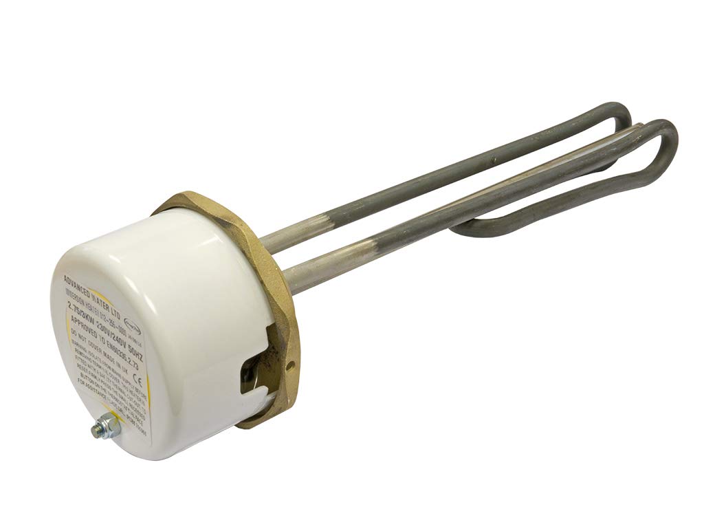 Not Applicable 11" Immersion Heater 3kW 1 3/4" with Thermostat
