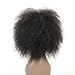 XTREND 6.5 Inch Hair Synthetic Short Kinky Curly Afro Wig Super Fluffy Wigs for Women 100g/Piece (Color 1B#)