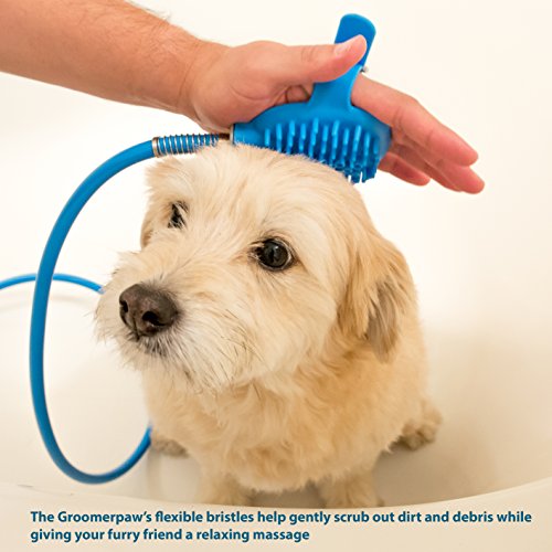 image for Pet Pros GroomerPaw Pet Bathing Tool - Pet Shower Attachment with 7.5 