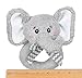 Bearington Collection Baby Lil' Spout, 5.5 in Gray Elephant Plush Stuffed Animal - Baby Elephant Stuff - Newborn Toys