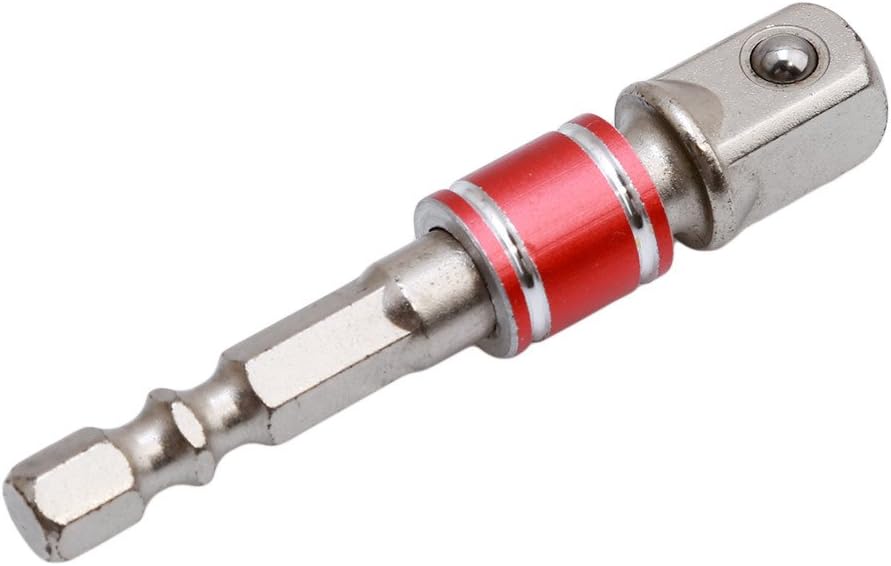 Dolland 3 Pieces 1/4 3/8 1/2 Hex Shank Square Nut Driver Power Drill