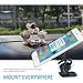 Car Mount for Pop Socket, ANEVV Pop Clip Car Mount on Car Air Vent, 360° Rotation Pop Out Stand Car Phone Mount on Dashboard Desk Wall, Perfect for Expanding Stand and Grip Popsockets Users - [2 Pack]