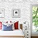 GURMORE Stone Brick Wallpaper, PVC Peel and Stick Wallpaper for Home Design and Room Decoration (brick03)