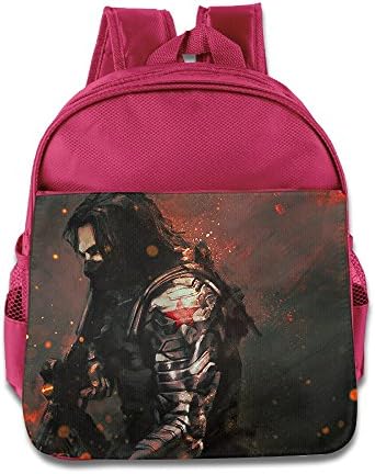 Winter Soldier Bucky 384 Logo Kids'School Backpack For 1-6 Years Old