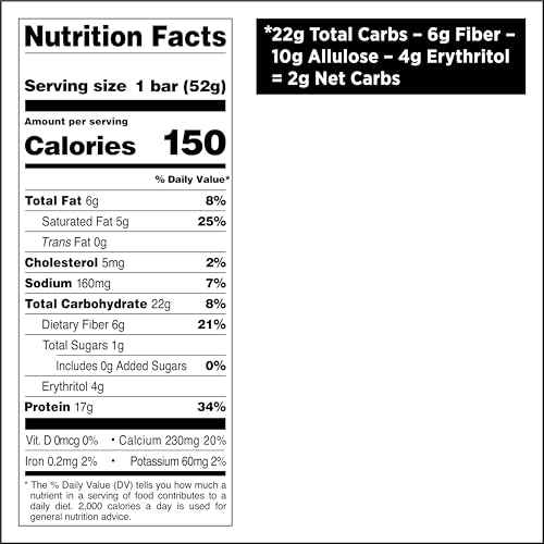 QUEST NUTRITION CRISPY BIRTHDAY CAKE HERO PROTEIN BAR, 17G PROTEIN, 1G SUGAR, 2G NET CARBS, GLUTEN FREE PROTEIN SNACK, KETO FRIENDLY, 12 COUNT