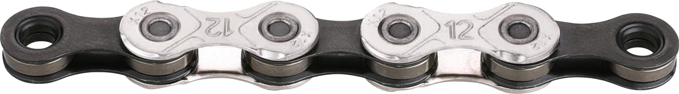 KMC X12 12 Speed Chain, Silver/Black, 126 Links