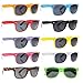 SCLM Wayfarer 80's Style Sunglasses 10 Bulk Pack Lot Neon Color Party Glasses