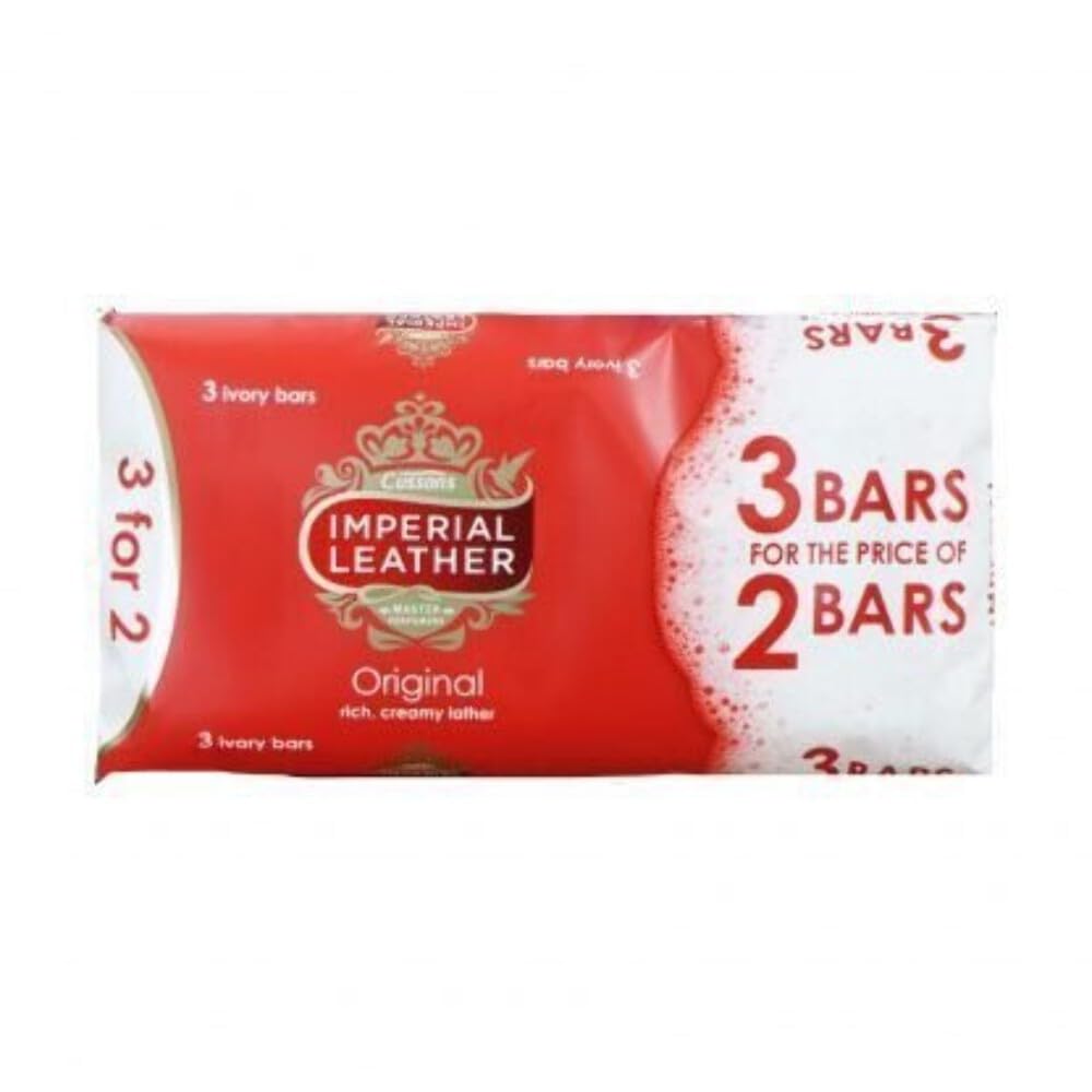 Imperial Leather Original Bar Soap Pack of 3 (3 X 100g)