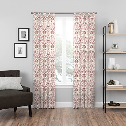 Pairs to go halford 2-pack window curtains, 60x63, cinnabar