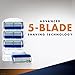 Gillette Fusion Manual Men's Razor Blade Refills, 4 Count, Mens Razors/Blades
