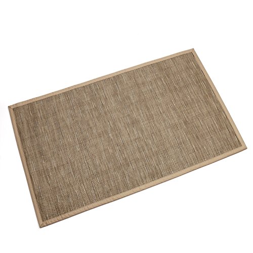 Topotdor Indoor and Outdoor Door Mat Rectangular Non-Slip Doormats (20"x47", Gold)