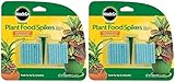 Miracle-Gro Indoor Plant Food, Fertilizer Spikes, 2.2 Ounce (2 Pack)