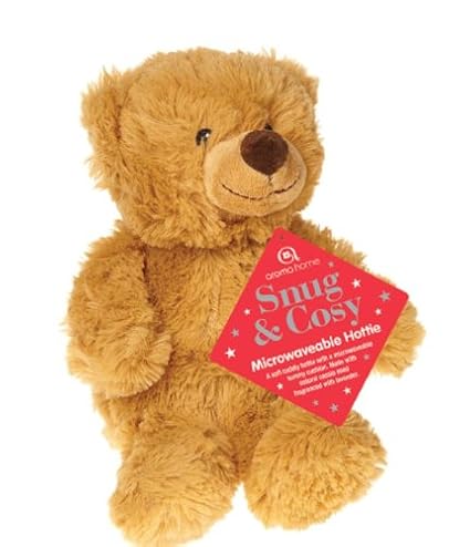 Aroma Home pequeña bolsa de agua caliente microondas Peluche Oso ...