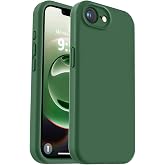 Vooii Compatible with iPhone 17e Case and for iPhone 16e Case, Liquid Silicone Upgrade [Camera Protection] [Soft Anti-Scratch Microfiber Lining] Shockproof Phone Case for iPhone 17e/16e 6.1" - Green